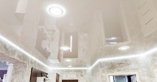 Натяжной ПВХ потолок Губкин, цена от 2141 руб.